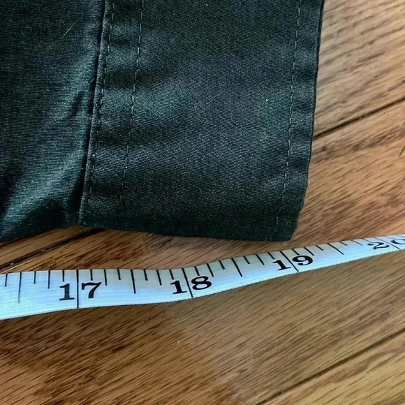 [YXL18/Adult M]Panhandle  Western Print Snap Button Down L/S Olive Green Shirt - Picture 7 of 8